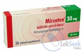 Opakowanie Mirzaten® 30 mg; -45 mg