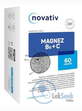 Opakowanie NOVATIV Magnez B6 + C