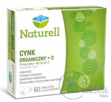 Opakowanie Naturell Cynk organiczny + C