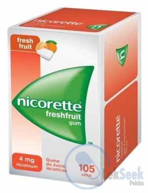 Opakowanie Nicorette® FreshFruit Gum