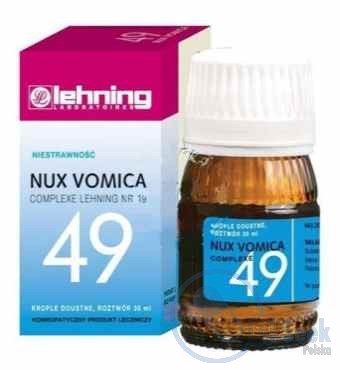 Opakowanie Nux vomica complexe Lehning Nr 49