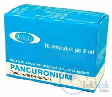 Opakowanie Pancuronium Jelfa