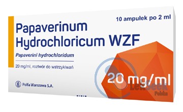 Opakowanie Papaverinum hydrochloricum WZF