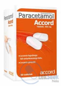Opakowanie Paracetamol Accord
