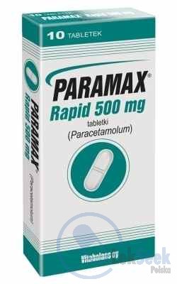 Opakowanie Paramax Rapid 500 mg