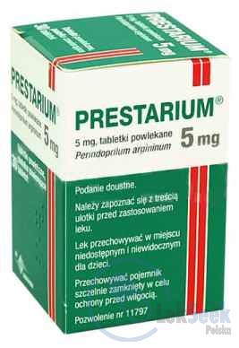 Opakowanie Prestarium® 5 mg; 10 mg