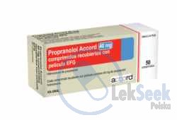 Opakowanie Propranolol Accord