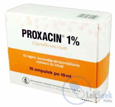 Opakowanie Proxacin 1%