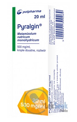 Opakowanie Pyralgin® krople doustne