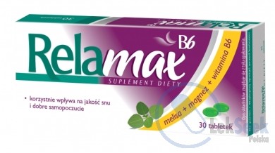 Opakowanie Relamax B6; -Forte