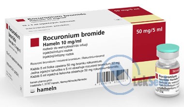 Opakowanie Rocuronium bromide Hameln