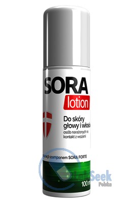 Opakowanie SORA lotion
