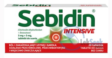 Opakowanie Sebidin Intensive