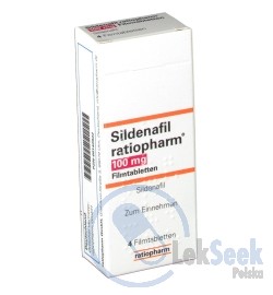 Opakowanie Sildenafil ratiopharm