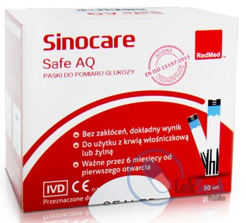 Opakowanie Sinocare Safe AQ