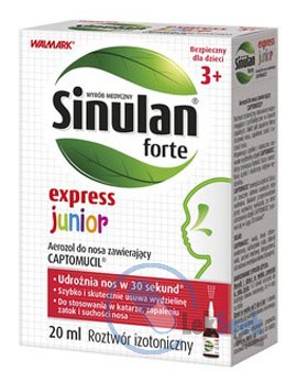Opakowanie Sinulan Forte Express Junior