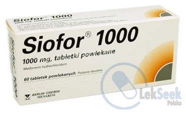 Opakowanie Siofor® 500; -850; -1000