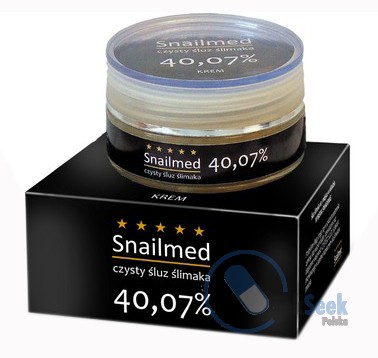 Opakowanie Snailmed krem z czystym śluzem ślimaka 40,07%