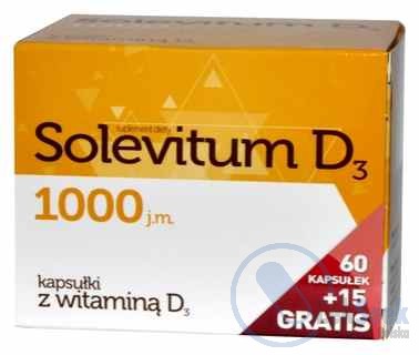 Opakowanie Solevitum D3 1000; -2000; -4000
