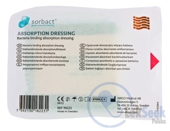 Opakowanie Sorbact® opatrunek adsorpcyjny