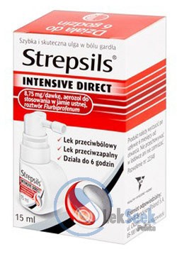 Opakowanie Strepsils Intensive Direct