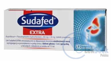 Opakowanie Sudafed® Extra