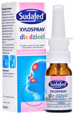 Opakowanie Sudafed® Xylospray dla dzieci ; -HA