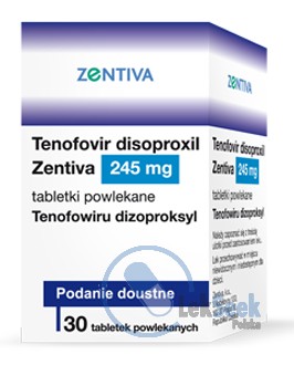 Opakowanie Tenofovir disoproxil Zentiva
