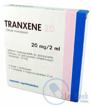Opakowanie Tranxene® 20