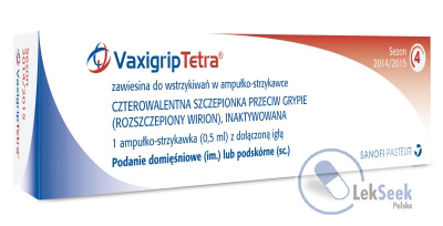Opakowanie VaxigripTetra 2023/2024