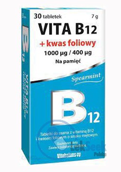 Opakowanie Vita B12 + Kwas foliowy