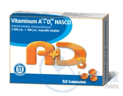 Opakowanie Vitaminum A 2000 + D3 400 Hasco