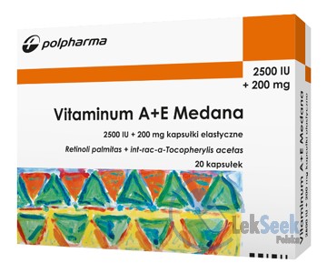 Opakowanie Vitaminum A+E Medana