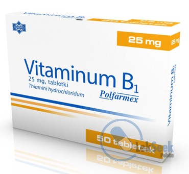 Opakowanie Vitaminum B1 Polfarmex