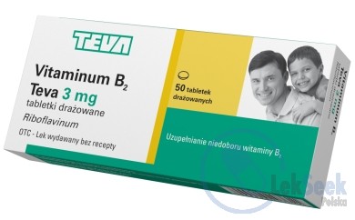 Opakowanie Vitaminum B2 Teva