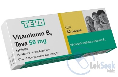 Opakowanie Vitaminum B6 Teva