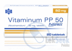 Opakowanie Vitaminum PP 50 Polfarmex; Vitaminum PP 200 Polfarmex