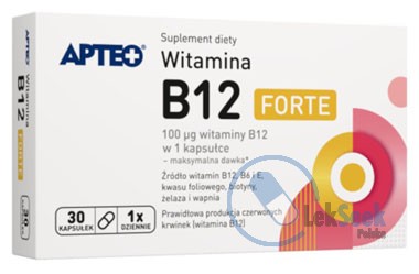 Opakowanie Witamina B12 Forte Apteo