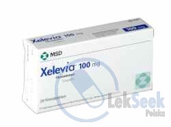 Opakowanie Xelevia® 100 mg