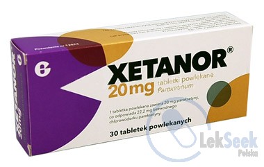 Opakowanie Xetanor 20 mg
