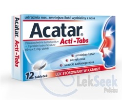 Opakowanie Acatar® Acti-Tabs