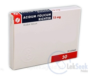 Opakowanie Acidum folicum Richter