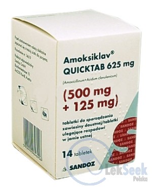 Opakowanie Amoksiklav® Quicktab