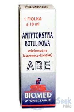 Opakowanie Antytoksyna botulinowa ABE