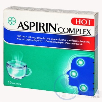 Opakowanie Aspirin® Complex Hot