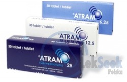Opakowanie Atram® 6,25 mg; -12,5 mg; -25 mg