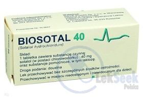 Opakowanie Biosotal 40; -80