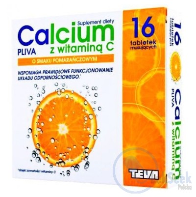 Opakowanie Calcium Teva z witaminą C
