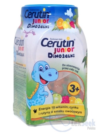Opakowanie Cerutin® Junior Dinożelki