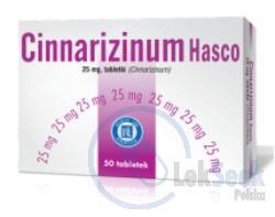 Opakowanie Cinnarizinum Hasco